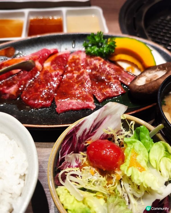 黃埔燒肉午市定食🤤！牛肩胛肉超正！🥩