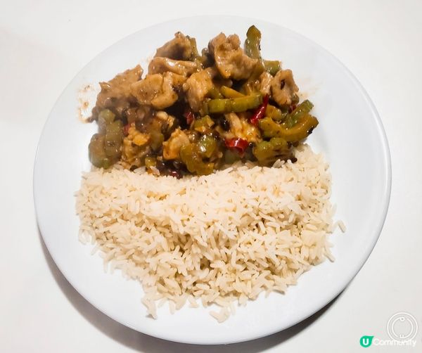 自家涼瓜排骨飯