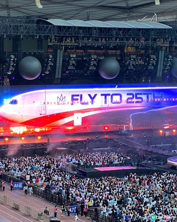 第一次睇五月天！鳥巢勁正🤩