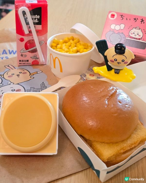 新一期開心樂園餐垂耳兔哥熱香餅 😍