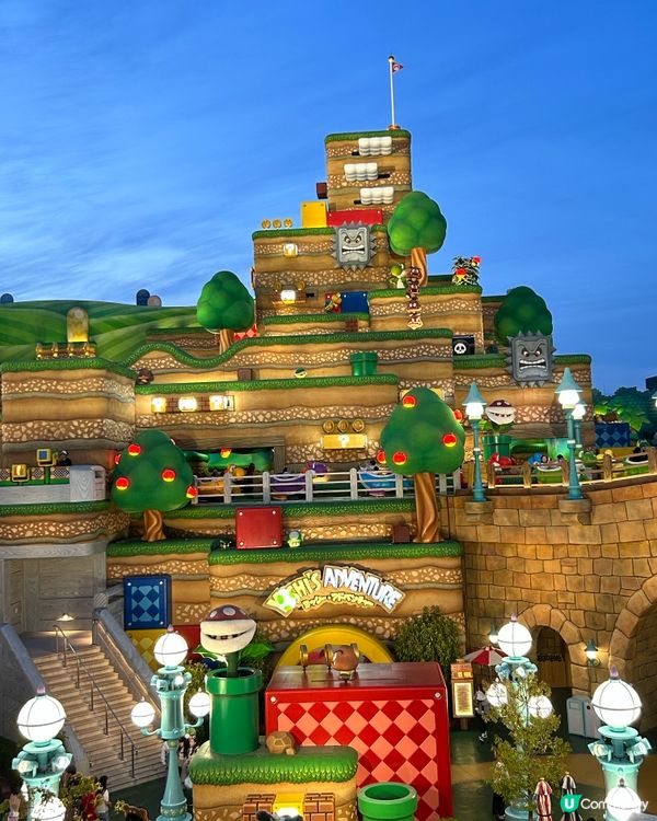 晚上的環球影城份外靚😍