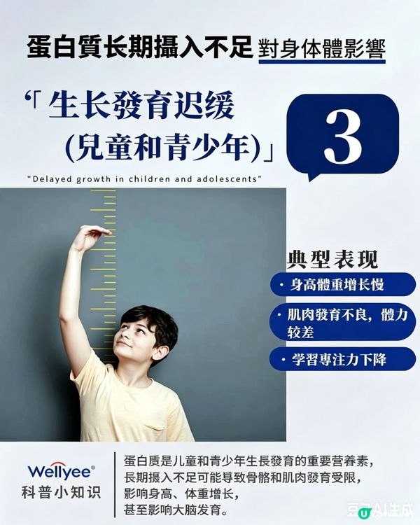 蛋白質攝入不足的影響