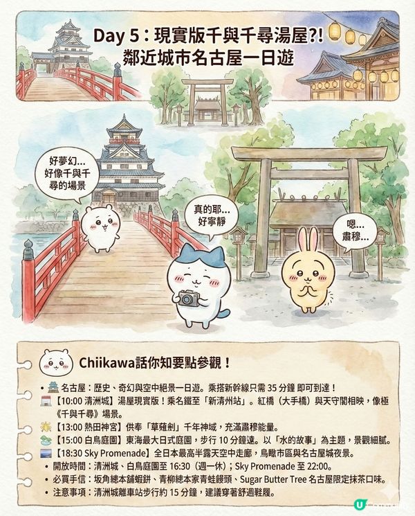 AI生成Chiikawa京都行程全攻略！i人的漫活療愈京都深度遊終極懶人包?!😏 Save低就可以直接出發京都！🌤️🎍🍃