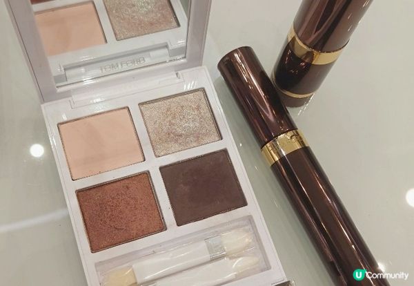 彩妝｜ 高雄漢神巨蛋TOM FORD聖誕節眼部彩妝體驗，︀聖誕閃閃迷濛的質感眼妝