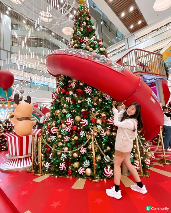 聖誕必去！沙田新城市廣場🤩！光影匯演✨！