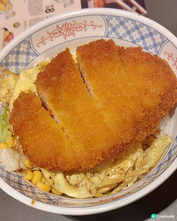 日式滑蛋吉列豬扒飯