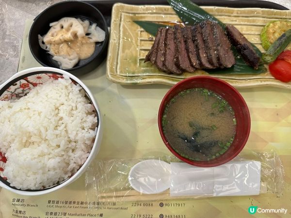 金鐘難搵食❓有牛小排定食！🤤