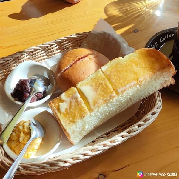 名古屋必食早餐 點一杯飲品 即送你一份早餐 簡單 但美味
