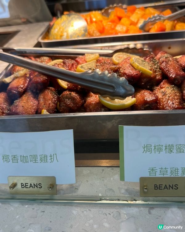 Beans都有雙餸飯食！