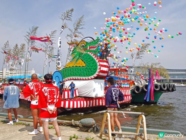 新潟龍舟？水上渡御都好正！🤩