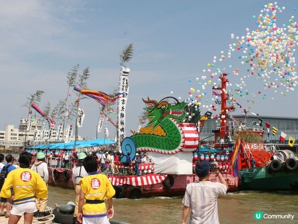新潟龍舟？水上渡御都好正！🤩