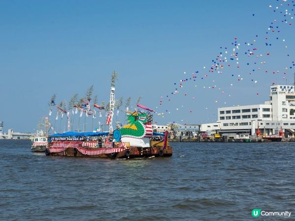 新潟龍舟？水上渡御都好正！🤩