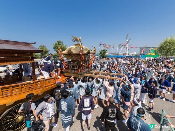 新潟龍舟？水上渡御都好正！🤩