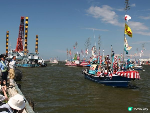 新潟龍舟？水上渡御都好正！🤩