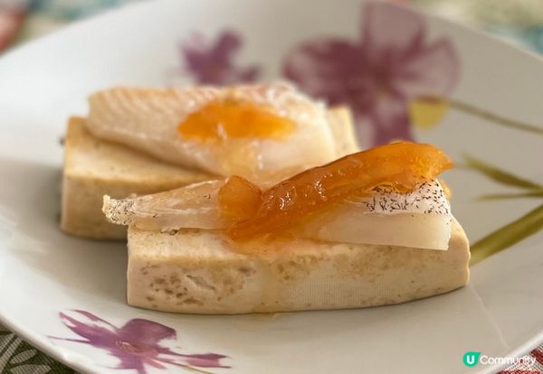 柚子碟魚豆腐壽司 （無飯壽司）