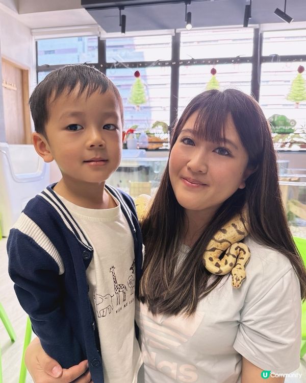 媽咪蛇頸初體驗🐍！緊張又興奮🤩