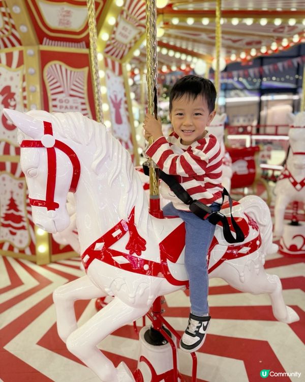 西沙冬日樂園🎠！旋轉木馬超夢幻✨！