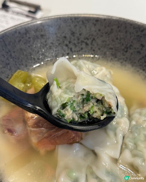 平民價大滿足！足料手工湯餃配老火靚湯