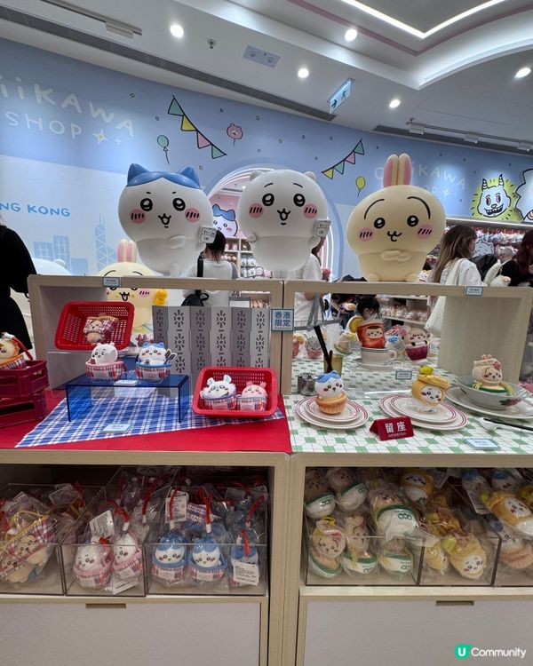 香港Chiikawa常設店探店💕🥳限定茶餐廳/紅白藍款超可愛