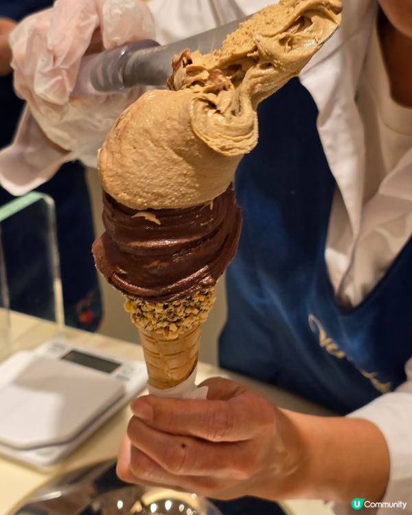 情人節快樂♥️！ Venchi 75%純黑朱古力Gelato