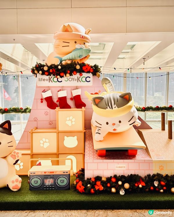 與商場可愛貓貓😸聖誕🎄裝飾打卡