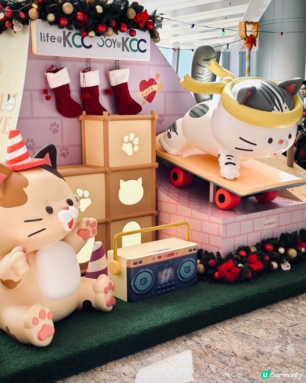 與商場可愛貓貓😸聖誕🎄裝飾打卡