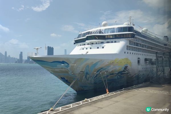 坐郵輪出海啦🚢 我們出發了～