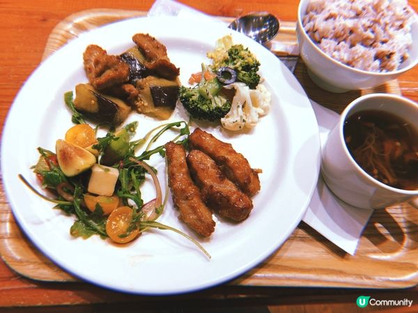 MUJI Cafe😋清清哋都幾好味 高階版四餸飯