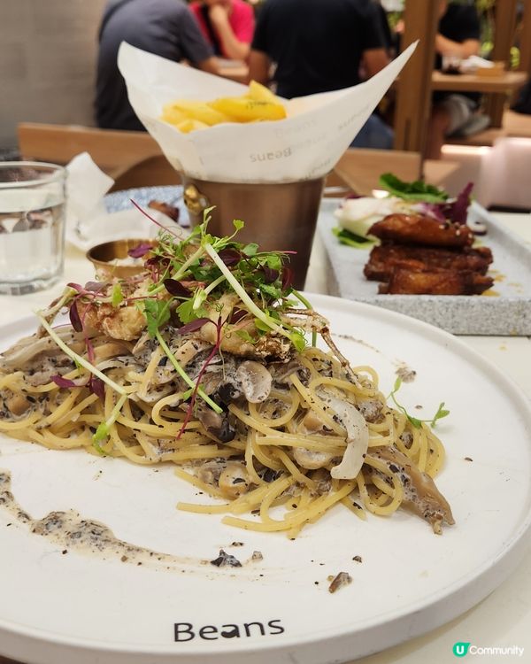 ✨️黑松露軟殼蟹意粉 😍✨️