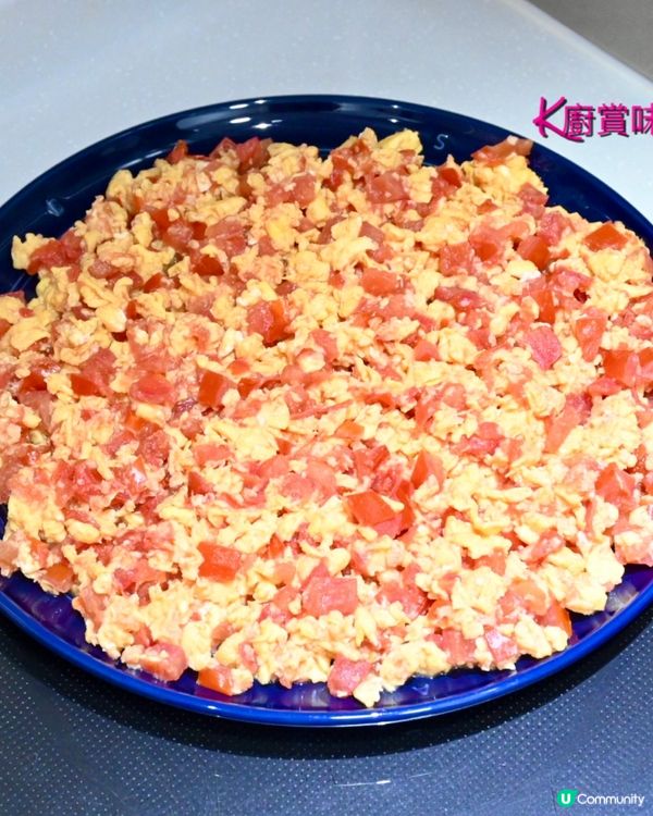 素食 蕃茄不出水 滑溜茄蛋做法秘訣