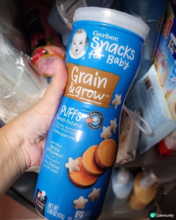 gerber 嘉寶幼兒星星餅 蕃薯味