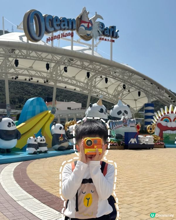 上次返香港已經好想去 @hkoceanpark 🐼 可惜時間...