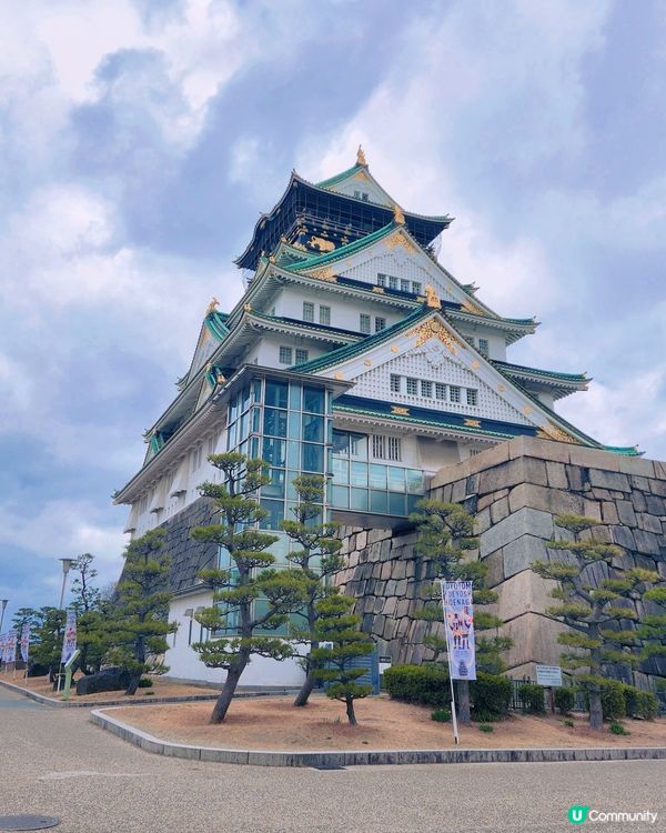 大阪城🏯親子輕鬆遊！🚶‍♀️🌳