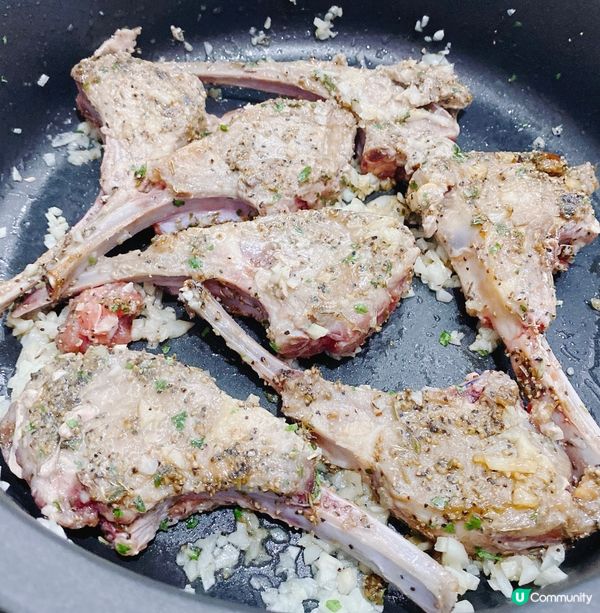 香草煎羊架🐏