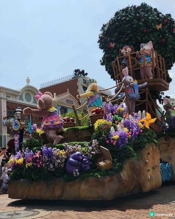 迪士尼花車巡遊夢幻打卡地點💕