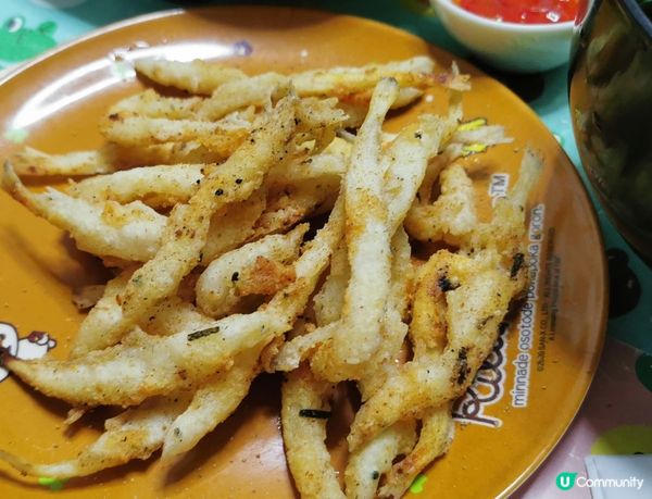 自己製，椒鹽白飯魚，邪惡一下🤣🤣🤣