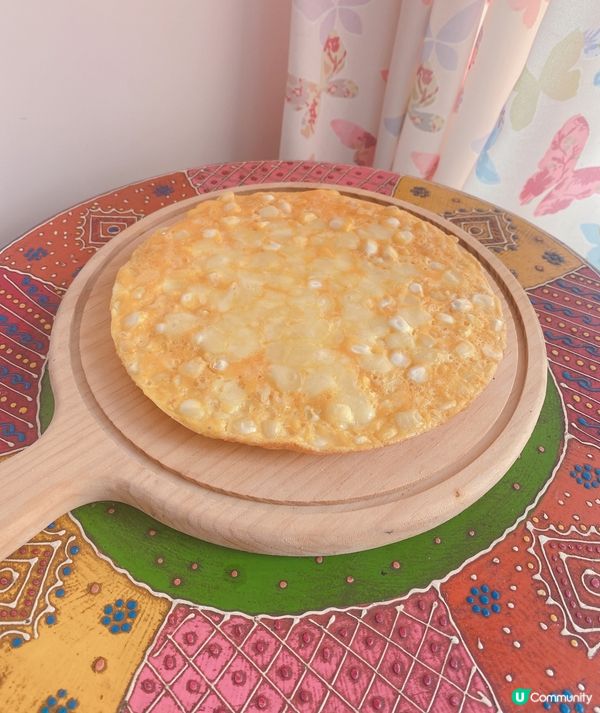 好邪惡的芝士粟米蛋餅