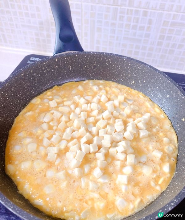 好邪惡的芝士粟米蛋餅