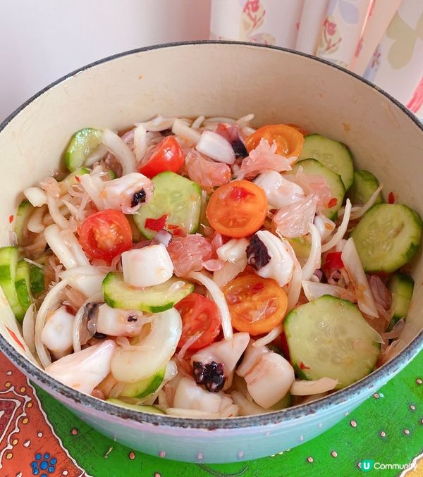 泰式柚子八爪魚沙律🥗