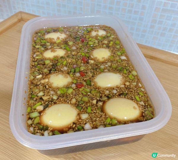 終於搵到藤椒油，用嚟整最近人氣大熱韓國麻藥溏心蛋🥚，做法簡單...