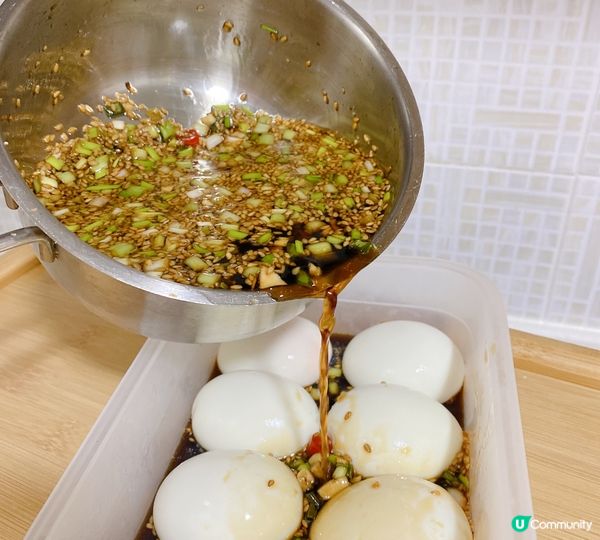 終於搵到藤椒油，用嚟整最近人氣大熱韓國麻藥溏心蛋🥚，做法簡單...