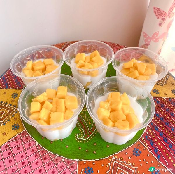 芒果🥭椰汁蒟蒻果凍