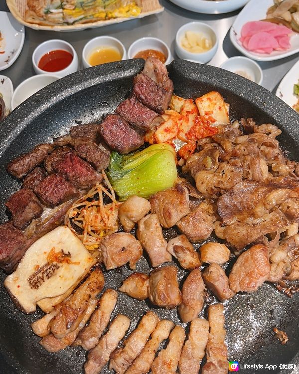 激推地道韓國燒肉店‼️😭✨原條烤牛排骨+汁燒牛五花+五花腩