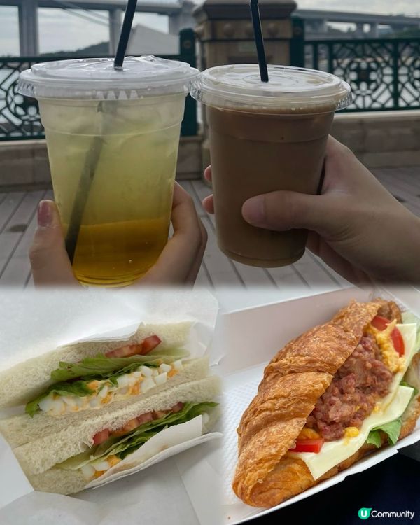 喺馬灣海邊食下午茶🥐🥪