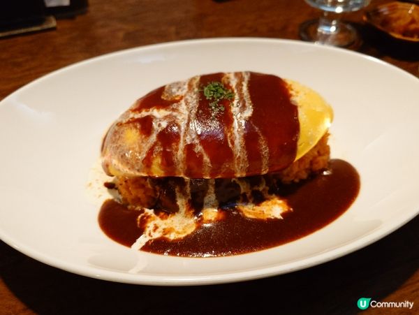 福岡一人行😋 人氣瀑布蛋包飯🤤