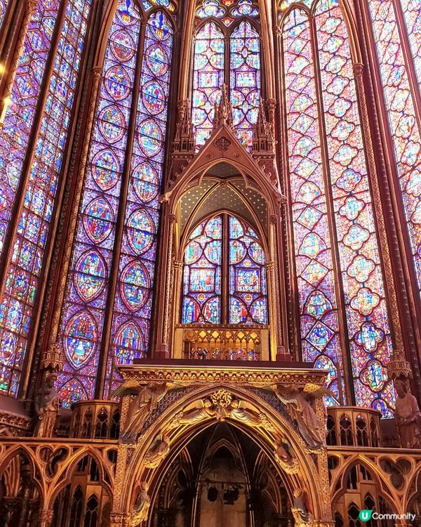 巴黎聖徒禮拜堂🤩！哥德式建築太靚啦！✨