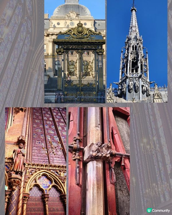 巴黎聖徒禮拜堂🤩！哥德式建築太靚啦！✨