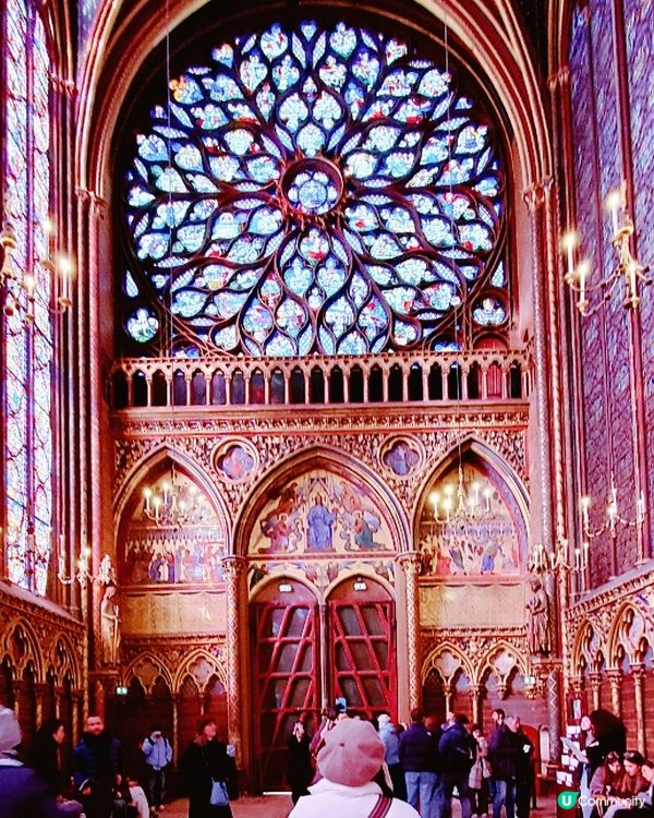 巴黎聖徒禮拜堂🤩！哥德式建築太靚啦！✨