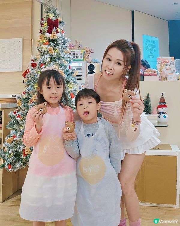 1.  親子烘焙樂趣多！🐻🍰 齊整「熊啤啤」！😋