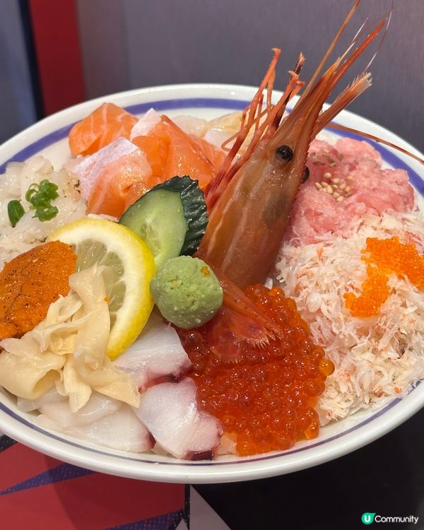 旺角超抵食自選海鮮丼🍣